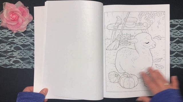 Baby Animals Vol.2 by Coloring Book Cafe Coloring Book Flip Through смотреть онлайн
