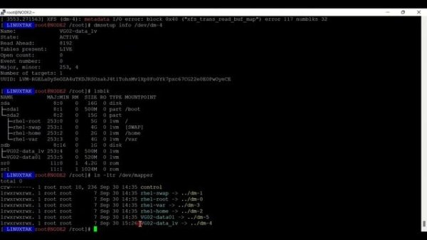 xfs repair Filesystem Errors in linux | how to fix XFS metadata corruption in redhat | linuxtak