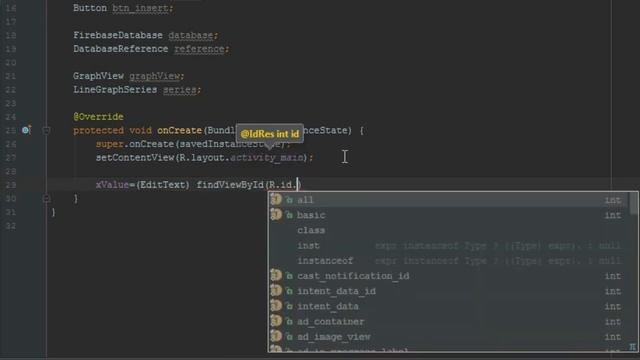 018: Graph from Firebase Database : Android Graph View tutorial смотреть онлайн