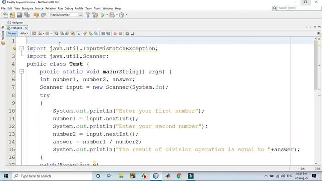 Creating a general catch block for multiple exceptions and examples of finally, throw and throws смотреть онлайн