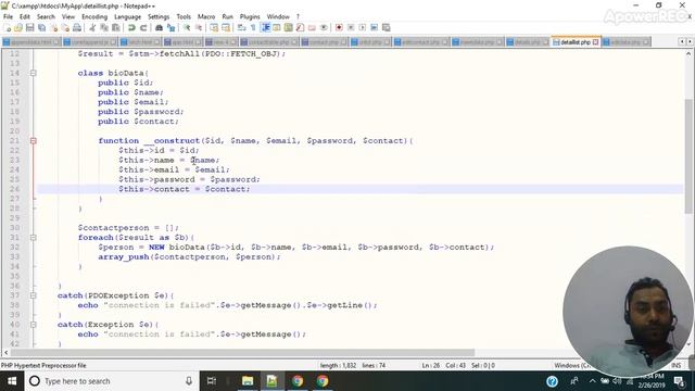 Basic php class object concept смотреть онлайн