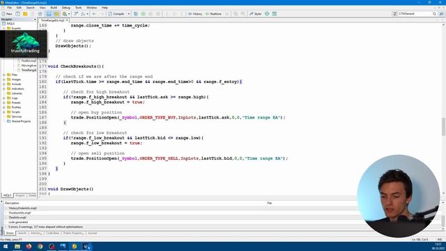 Range Breakout EA mql5 Programming | Part 3/4 смотреть онлайн