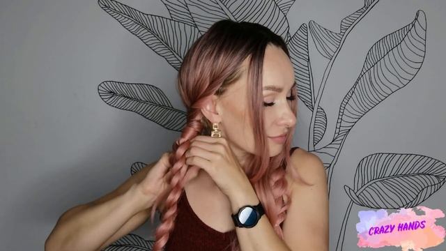 Видео. Делаем из обычных косичек классную причёску смотреть онлайн