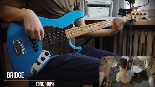 Vintage Fernandes Jazz Bass - Stone Logo - MiJ 70/80 Test By Wojtek Stanisz (w/ Drums @dgdmeng)
