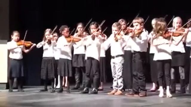 Ethiopian Violinists Play Minuet Boccherini