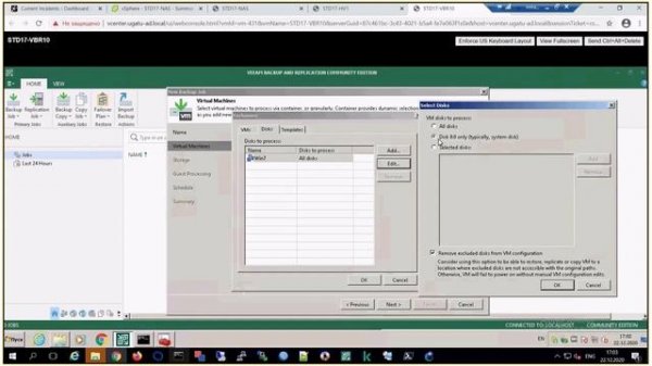 10 - VBR - первоначальная настройка - запись лекции в УГАТУ IT LAB - Veeam Software LAB