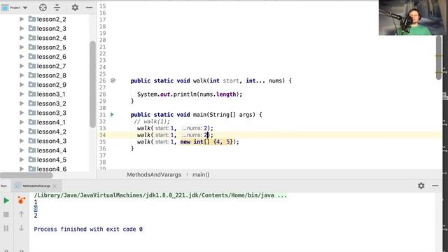 32 1 Varargs в Java смотреть онлайн