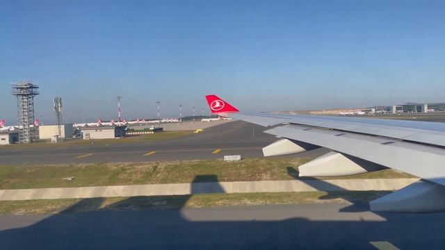 Turkish Airlines Takeoff From Istanbul New Airport