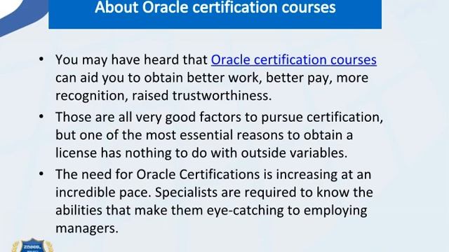 Oracle certification courses – How do I become Oracle certified? смотреть онлайн
