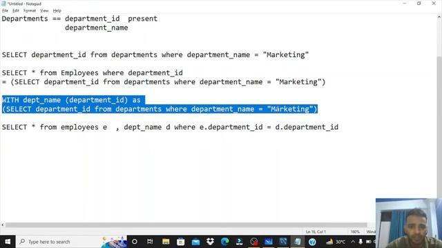Day 17 Common Table Expression (CTE) in SQL (Hindi) смотреть онлайн