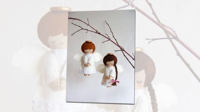 Игрушки к Рождеству и Новому году из фетра смотреть онлайн