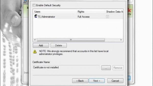 Установка сервера DeviceLock Enterprise Server