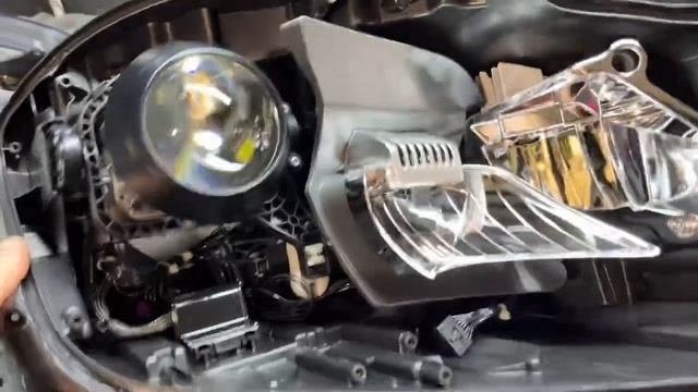 Mercedes Benz GL w166 - ремонт фар, восстановление отражателей intellect смотреть онлайн