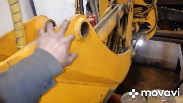 29.5.2022 г. Jcb3cx. Выставляю и привариваю посадочные места для пальца цилиндра телескопа. смотреть онлайн