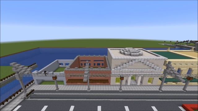 Constructing a City in Minecraft - Old Town Train Station Street - Ep. 6 смотреть онлайн