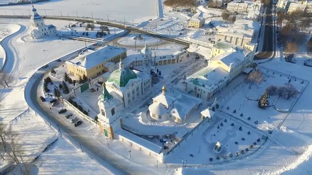 Свято Троицкий монастырь Взгляд с небес смотреть онлайн