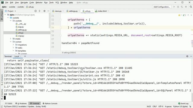 #21. Оптимизация сайта с Django Debug Toolbar _ Django уроки смотреть онлайн
