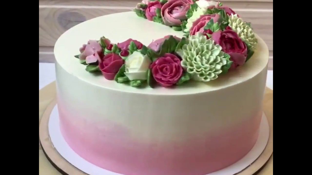 Малайзийская техника от Надежды Зубовой | Цветы из крема