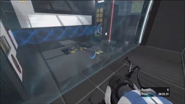 Portal 2 DLC co-op lvl02 Triple axis (44sec) "Peer review" смотреть онлайн