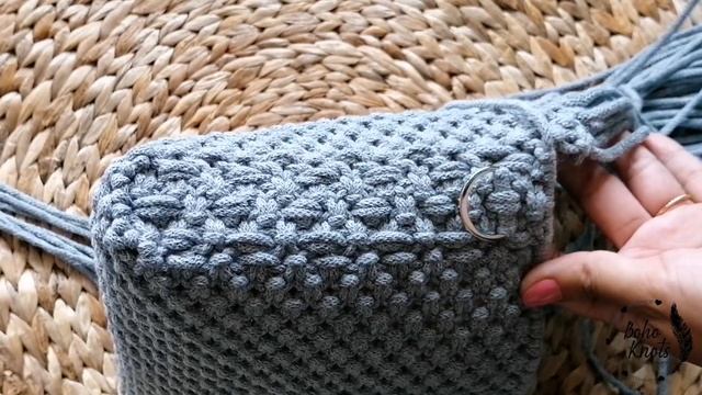 DIY Macrame Bag Tutorial EN-FR Tuto Sac en macramé | #4 смотреть онлайн