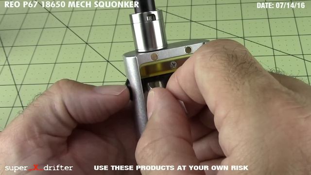 REO P67 V1.2 18650 MECH SQUONKER / REOSMODS P67 MECHANICAL MOD смотреть онлайн
