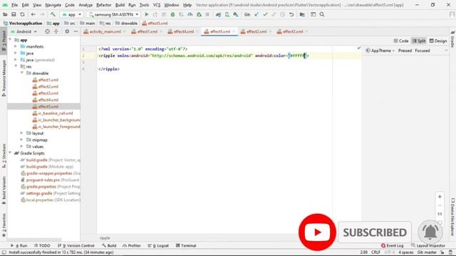 How to create Button Effect and Different Button design shapes in android studio |Learning Bot| смотреть онлайн