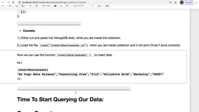 MongoDB, Beginners Tutorial: INSERT | DELETE | JavaScript Function | QUERY (Lecture 01) смотреть онлайн