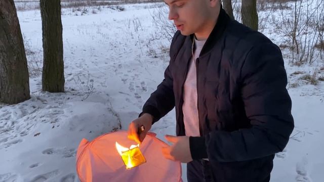 Инструкция к запуску небесных фонариков/Как запускать Китайские Фонарики. смотреть онлайн