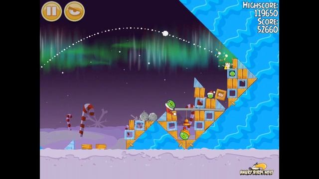 Angry Birds Seasons Winter Wonderham 1-9 Walkthrough 3-Star смотреть онлайн