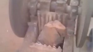 самодельная мини дробилка для кирпича и камня