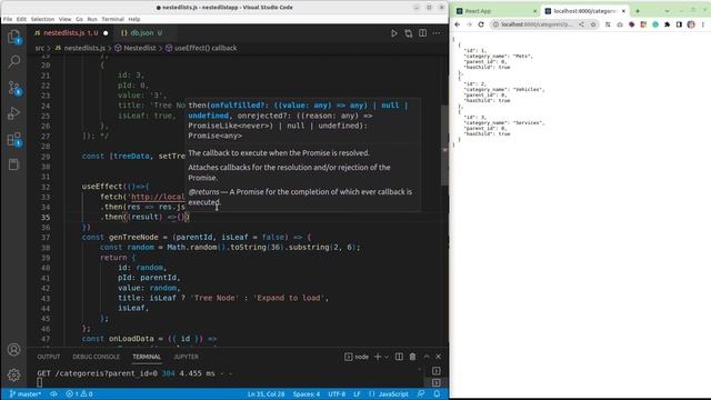React Nested Lists : Asynchronous Multilevel Dropdown Tutorial #4 смотреть онлайн