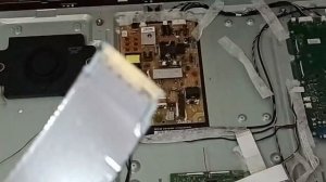 Негативное изображение "полосит" у телевизора Philips 42PFL6057T/60. Ремонт.