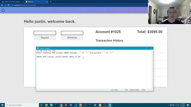 Ethical Hacking Tutorial | SQL Injection | Hacking my own site смотреть онлайн