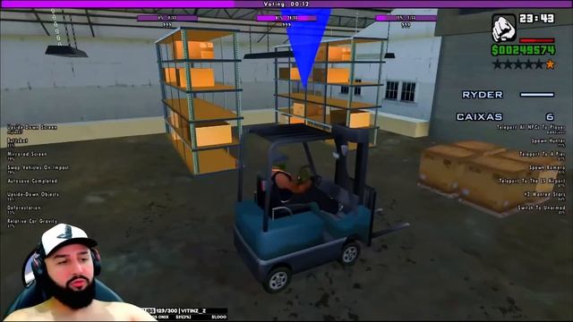 VIRARAM MEU JOGO DE CABEÇA PRA BAIXO kkkkkkjj - GTA SA: CHAOS MOD [PARTE 6] смотреть онлайн