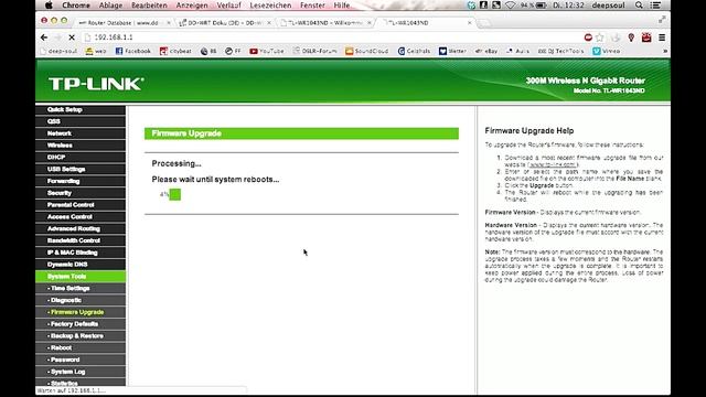 Firmware Flashen TP-WR1043ND mit DD-WRT Firmware смотреть онлайн