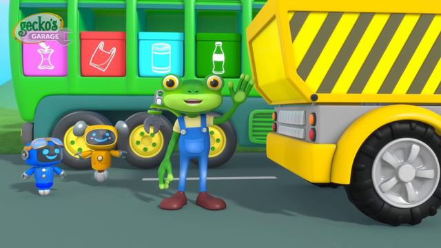 Hero Monster Truck Transformation | Gecko the Mechanic | Buses, Trucks and Cars смотреть онлайн