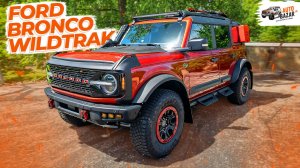 Красный OFF-ROAD зверь! Большой экспедиционный тюнинг FORD BRONCO WILDTRAK: шноркель и платформа