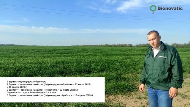 Репортаж с полей. Программа "Защита" на озимом ячмене смотреть онлайн