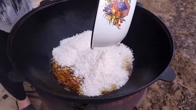Узбекский домашний Плов  Famous Uzbek Pilaf Cooking At Home #узбекская кухня #плов