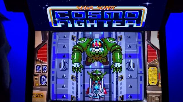SegaSonic Cosmo Fighter Arcade Cabinet MAME Playthrough w/ Hypermarquee смотреть онлайн