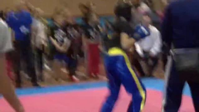 Пасешниченко Мария. Лайт контакт, 1 раунд. Чемпионат Украины 2018. WPKA смотреть онлайн