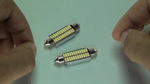 Подсветка номера Lada Granta. Замена штатных ламп C5W на SMD 4014