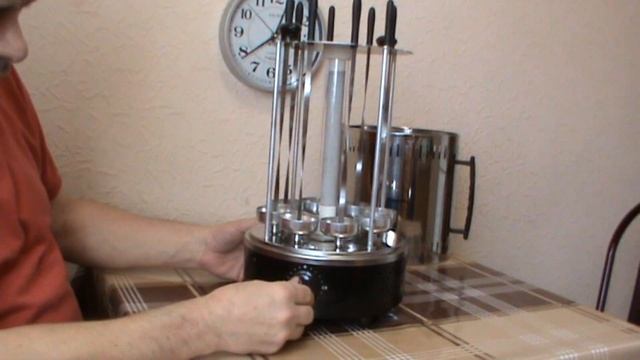 ОБЗОР ЭЛЕКТРОШАШЛЫЧНИЦЫ "ПОМОЩНИЦА" на 8 шампуров ! смотреть онлайн