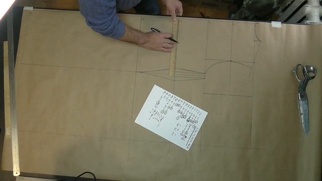 Сшить пальто своими руками| 2 Построение выкройки (конструкции) женского зимнего пальто часть 1-ая смотреть онлайн