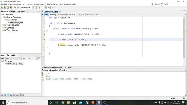 Creating Named Constants смотреть онлайн