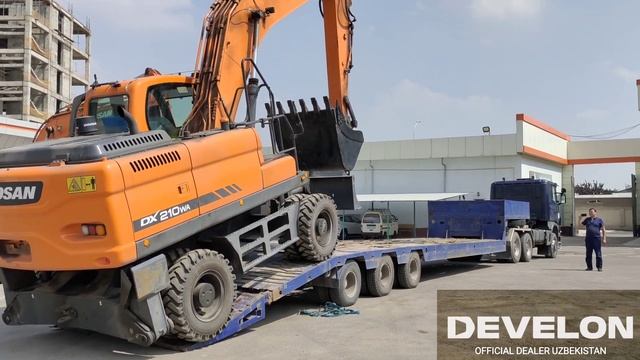 UK "ZOMIN YOLLARDAN FOYDALANISH" GA GILDIRAKLI EKSKAVATOR DX210WA BERILISHI. смотреть онлайн