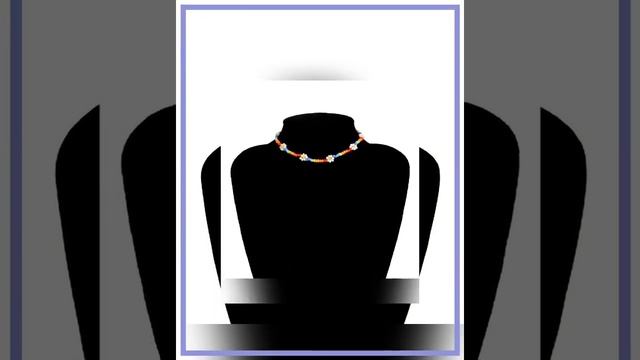 Daisy Flower Colorful Beaded Choker Necklace смотреть онлайн