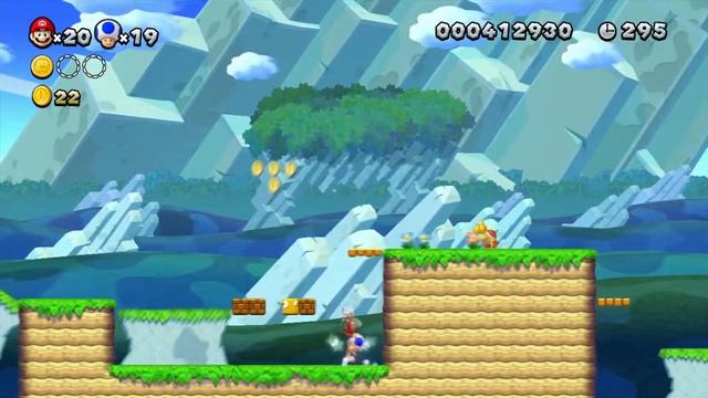 Level 1 - 5 | 2 Players New Super Mario Bros. U смотреть онлайн