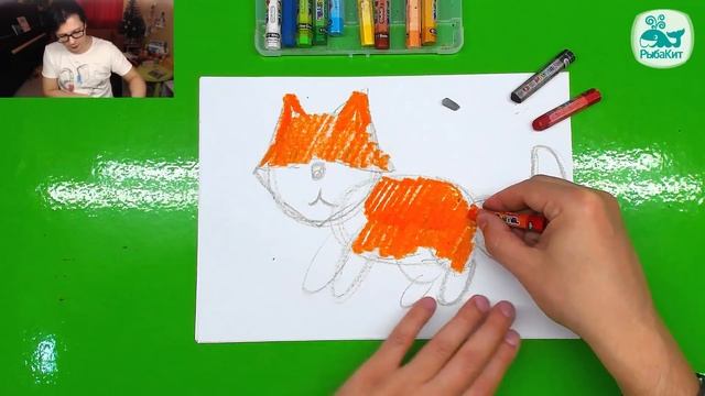 Как нарисовать ЛИСУ за 5 МИНУТ из кругов смотреть онлайн