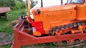 Установка отвала на ДТ-75 (финал)